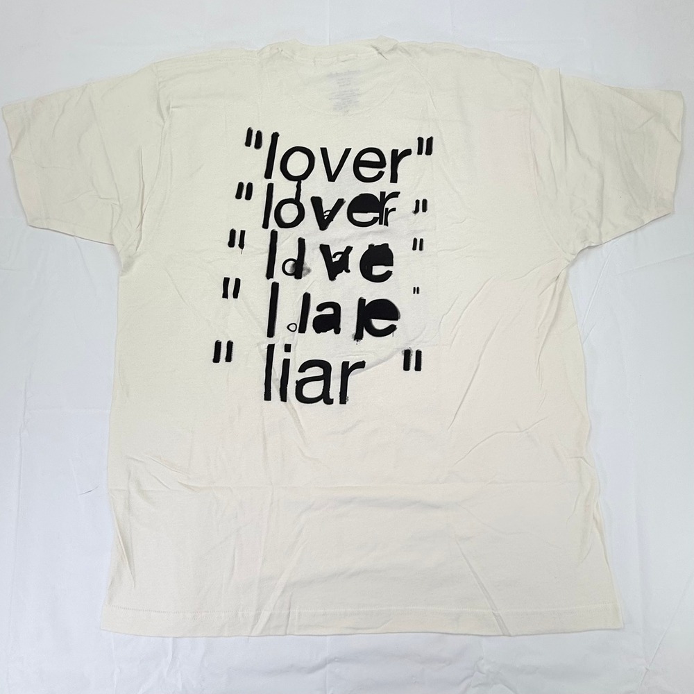 Camila Cabello Lover Liar Angel Graphic T-Shirt Cream XL Official Merch Pop Tee